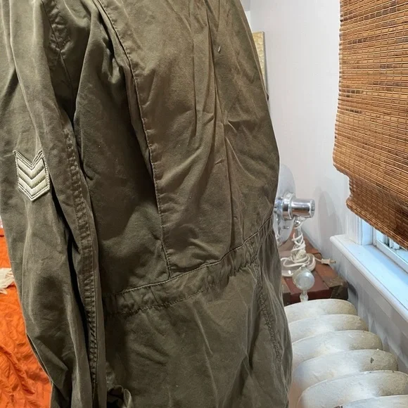 Olive Green Army Jacket - Picture 4 of 6